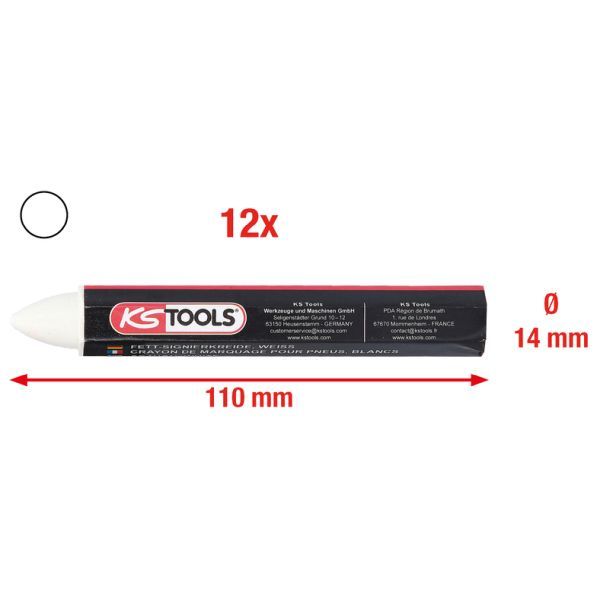 Levně Značkovací křída KS TOOLS 100.4050