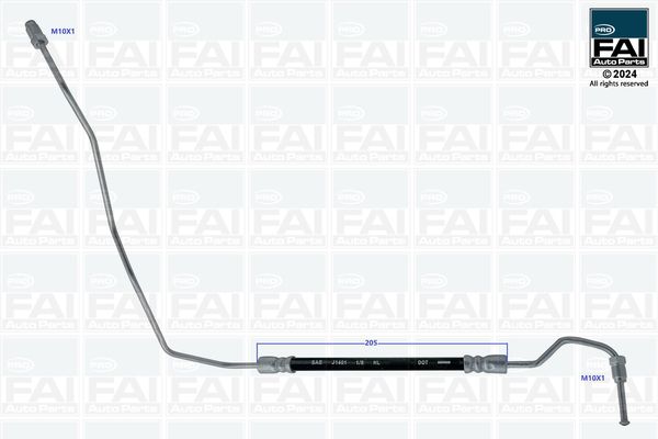 Przewód hamulcowy elastyczny FAI AUTOPARTS FPBH281