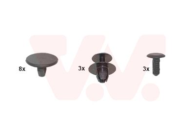 E-shop Montážna sada, kapota motora VAN WEZEL 4032797