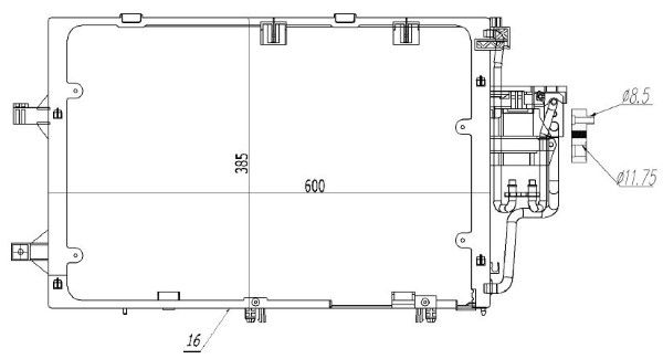 Condensator, climatizare MTR 13054687