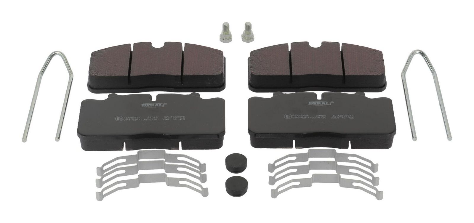 set placute frana,frana disc BERAL BCV29088TK