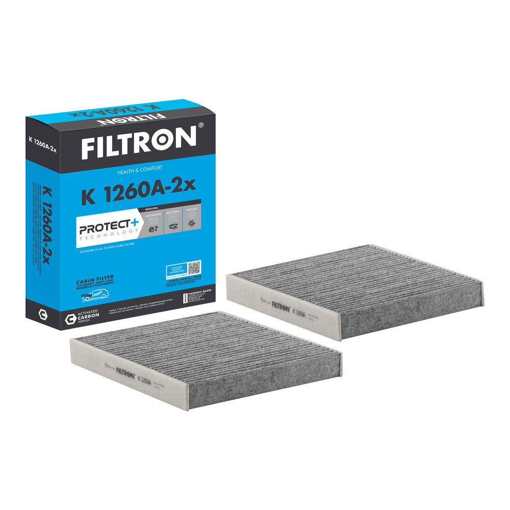 Levně Filtr, vzduch v interiéru FILTRON K 1260A-2x
