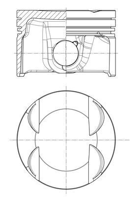 Tłok MAHLE 028PI00184000