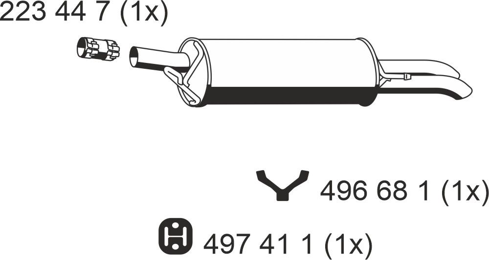 Toba esapament finala ERNST 204231