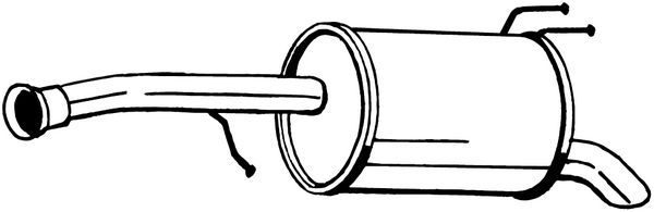 Tłumik końcowy BOSAL 165-073