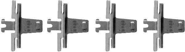 Set accesorii, placute frana TEXTAR 82044600