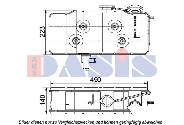 Vas de expansiune, racire AKS DASIS 401020N