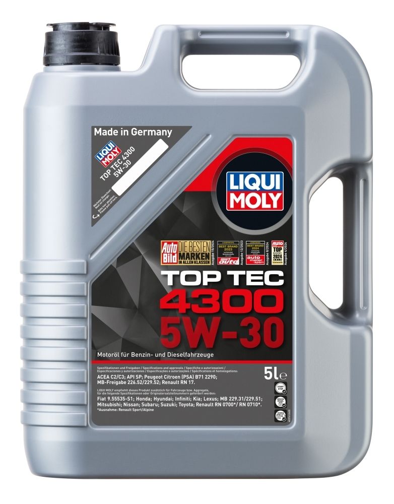 Motorolja LIQUI MOLY Top Tec 4300 5W-30 5L