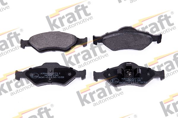 Sada brzdových destiček, kotoučová brzda KRAFT AUTOMOTIVE 6002311