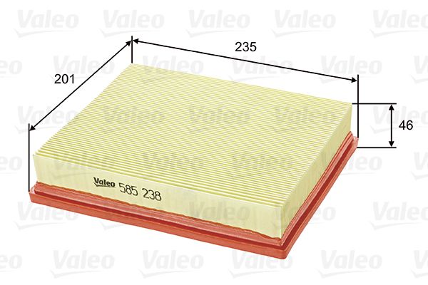 Vzduchový filtr VALEO 585238