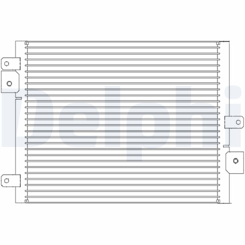 Skraplacz, klimatyzacja DELPHI TSP0225681
