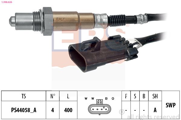 Sonda lambda EPS 1.998.626