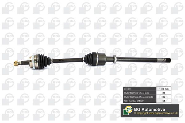 Wał napędowy BGA DS7352R