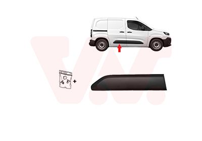 Elemente decorative/protectie, panou lateral VAN WEZEL 0991426