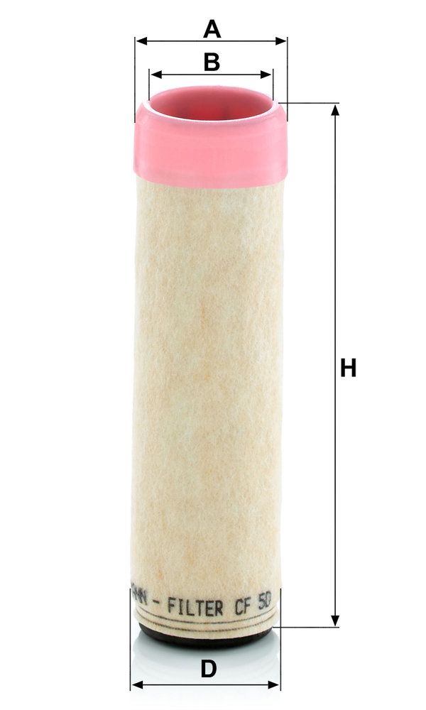 Levně Filtr - sekundární vzduch MANN-FILTER CF 50