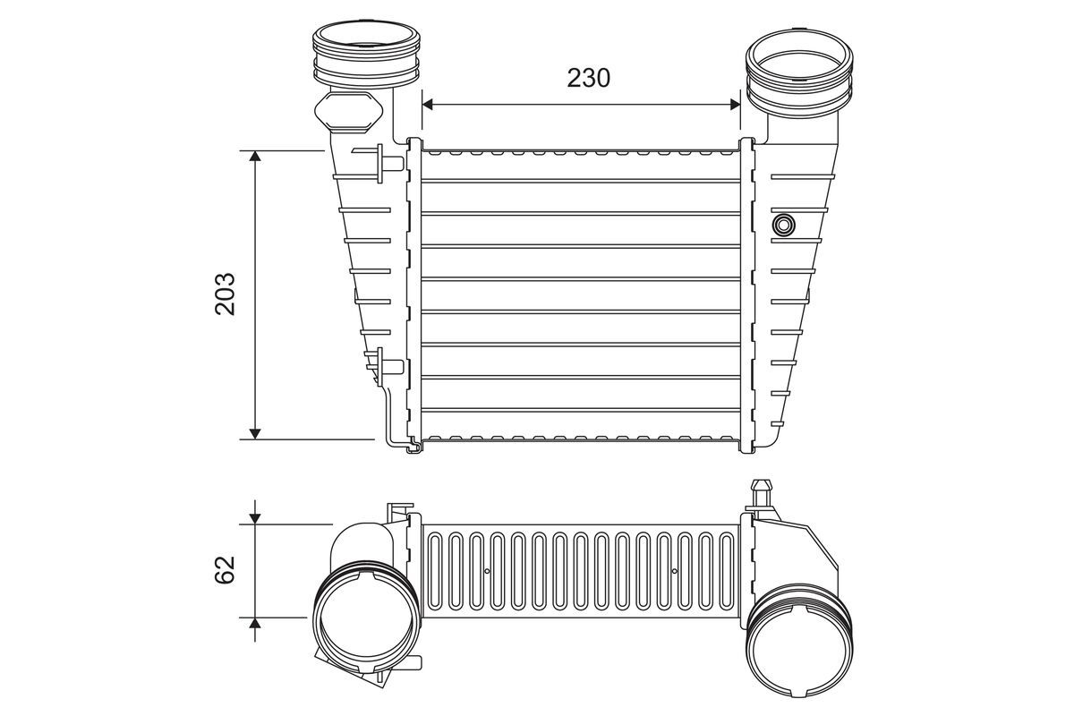 Kompressoriõhu radiaator