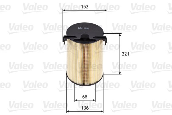 Vzduchový filter VALEO 585652