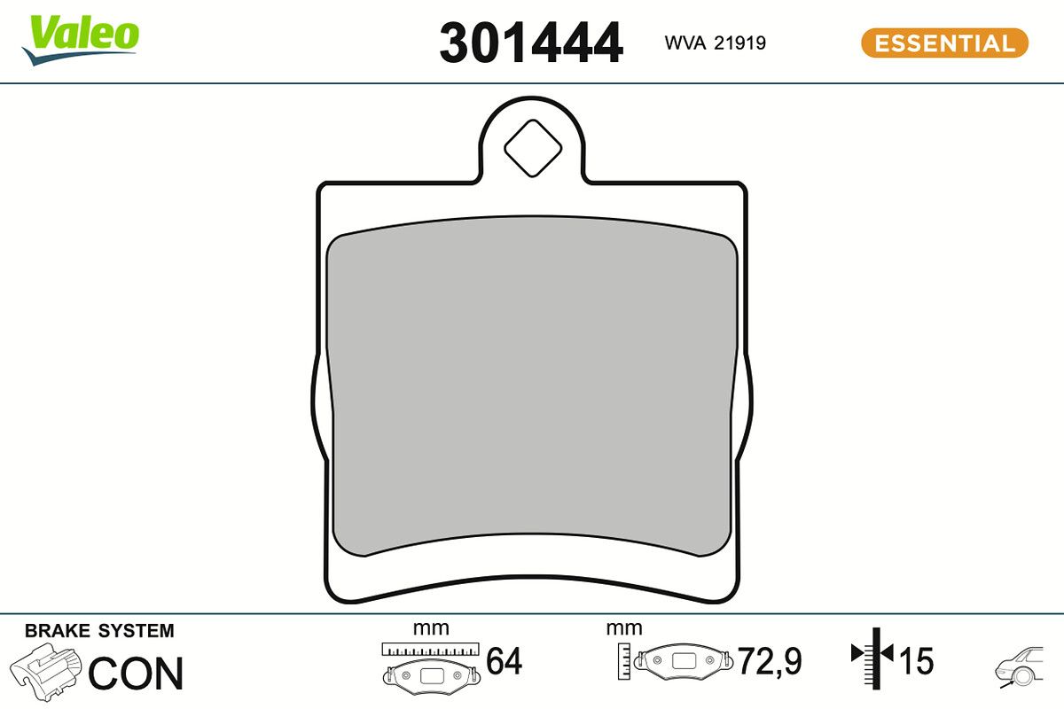 Piduriklotsi komplekt,ketaspidur