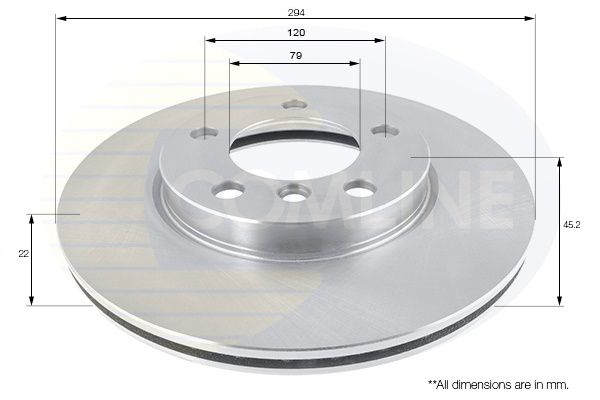 Tarcza hamulcowa COMLINE ADC1775V