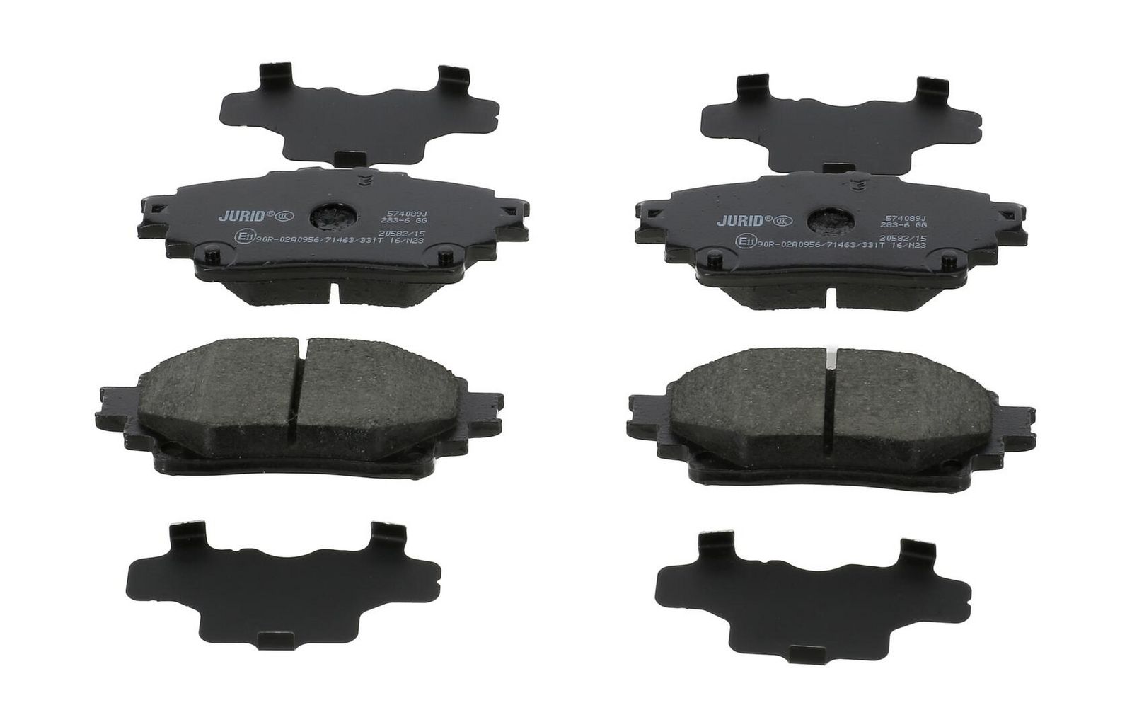 Комплект тормозных колодок, дисковый тормоз