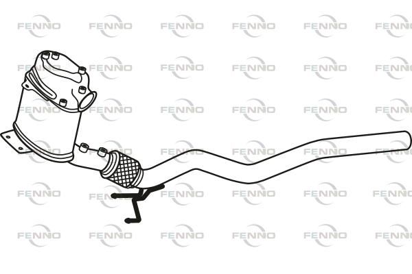 Filtr sadzy / filtr cząstek stałych, układ wydechowy FENNO P9992DPF