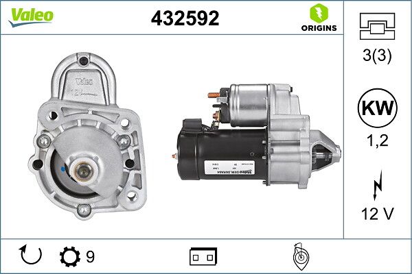 starter VALEO 432592