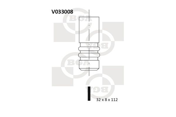 Zawór wydechowy BGA V033008