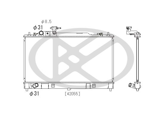 Radiator, racire motor KOYORAD PL062520R
