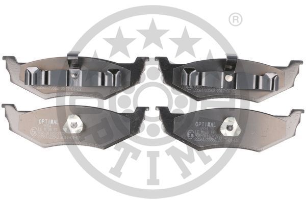 Zestaw klocków hamulcowych, hamulce tarczowe OPTIMAL BP-09934