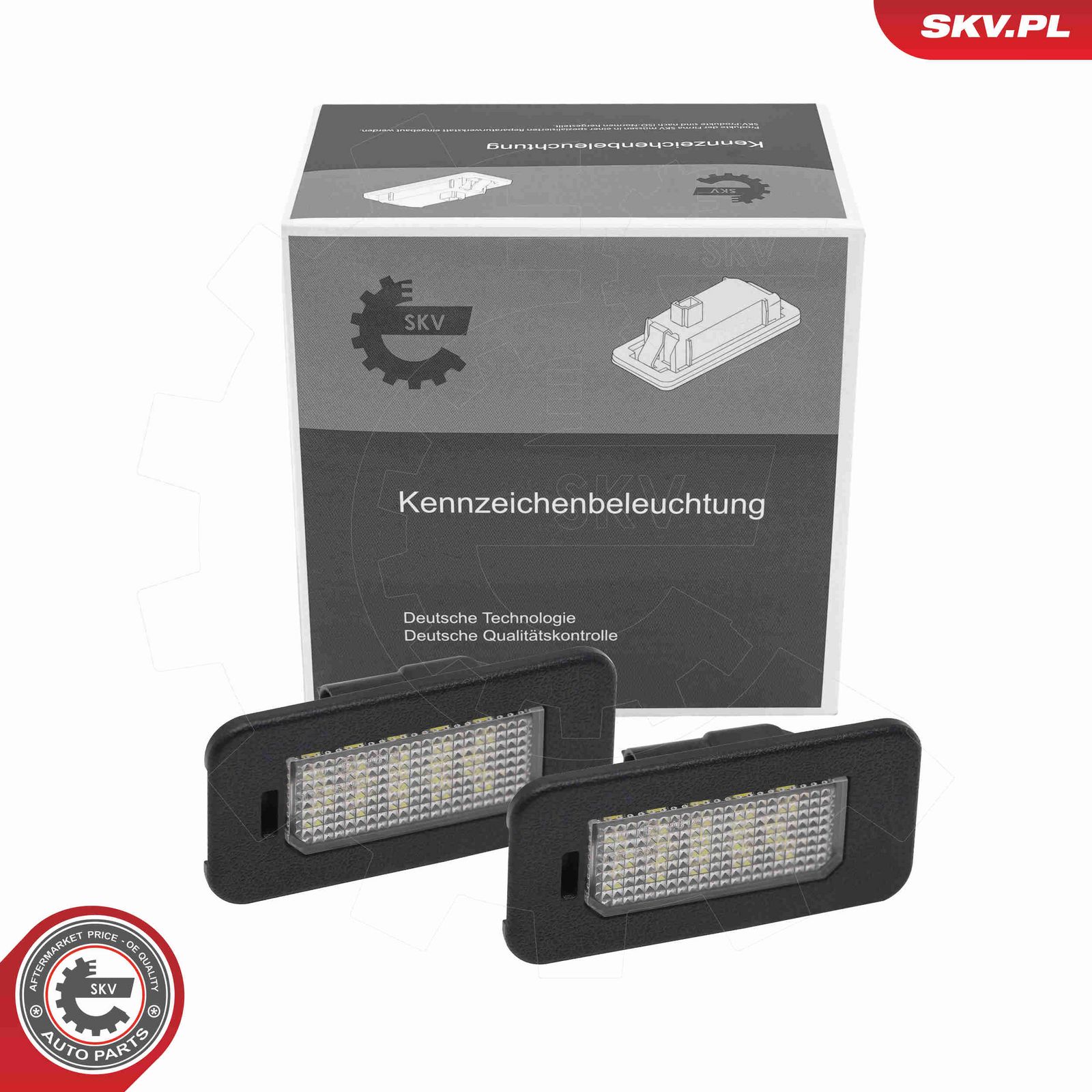 Фонарь освещения номерного знака