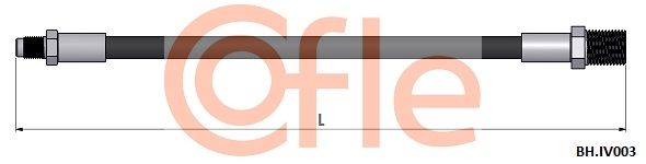 Przewód hamulcowy elastyczny COFLE 92.BH.IV003