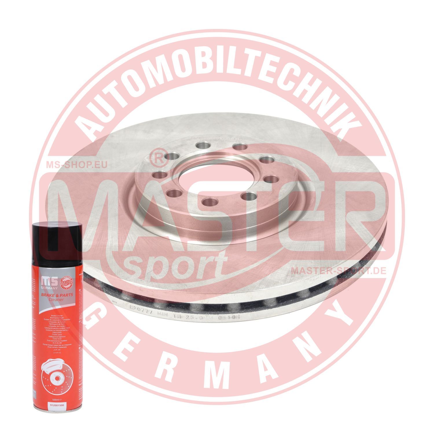 Tarcza hamulcowa MASTER-SPORT GERMANY 24012802391-PCS-MSP