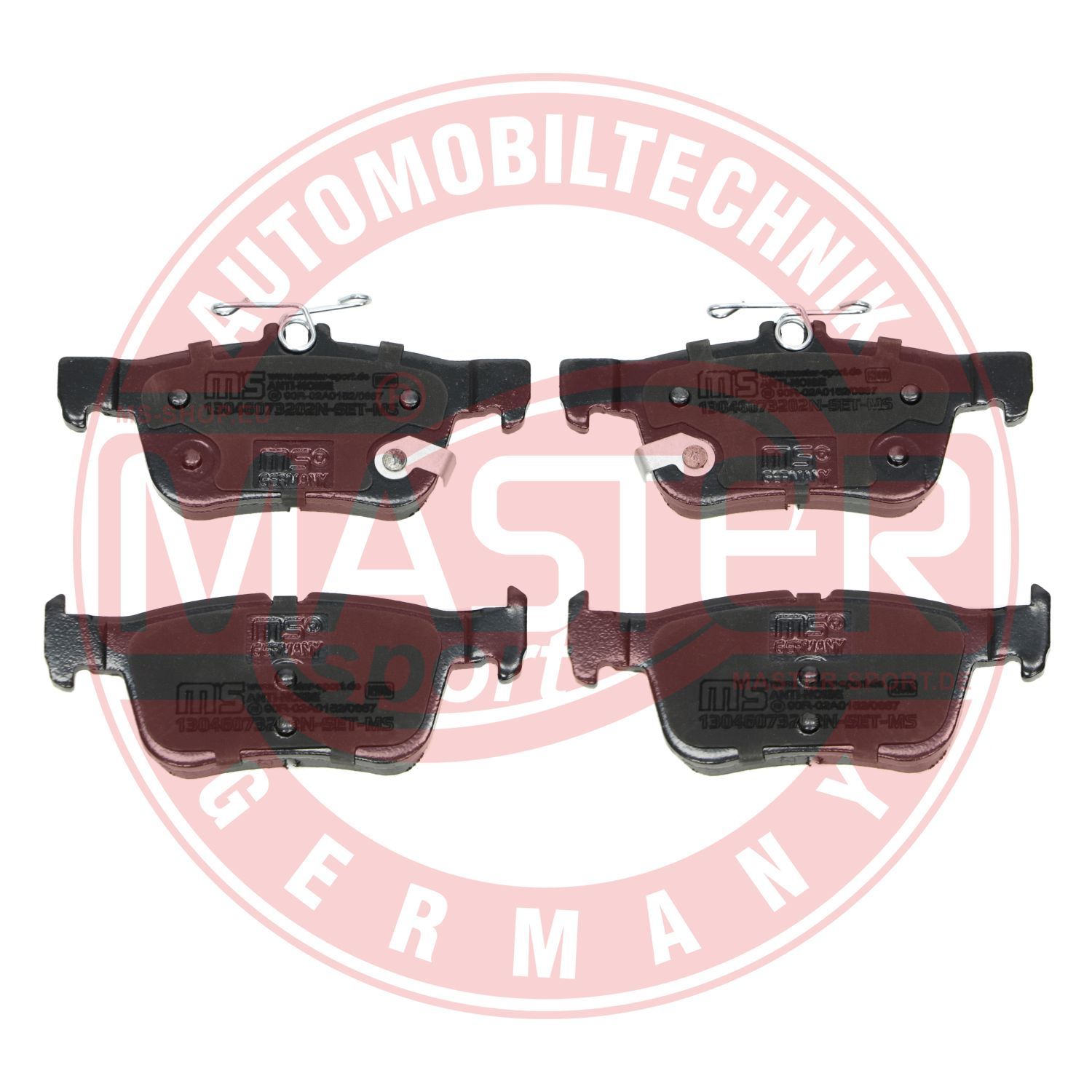 Zestaw klocków hamulcowych, hamulce tarczowe MASTER-SPORT GERMANY 13046073202N-SET-MS