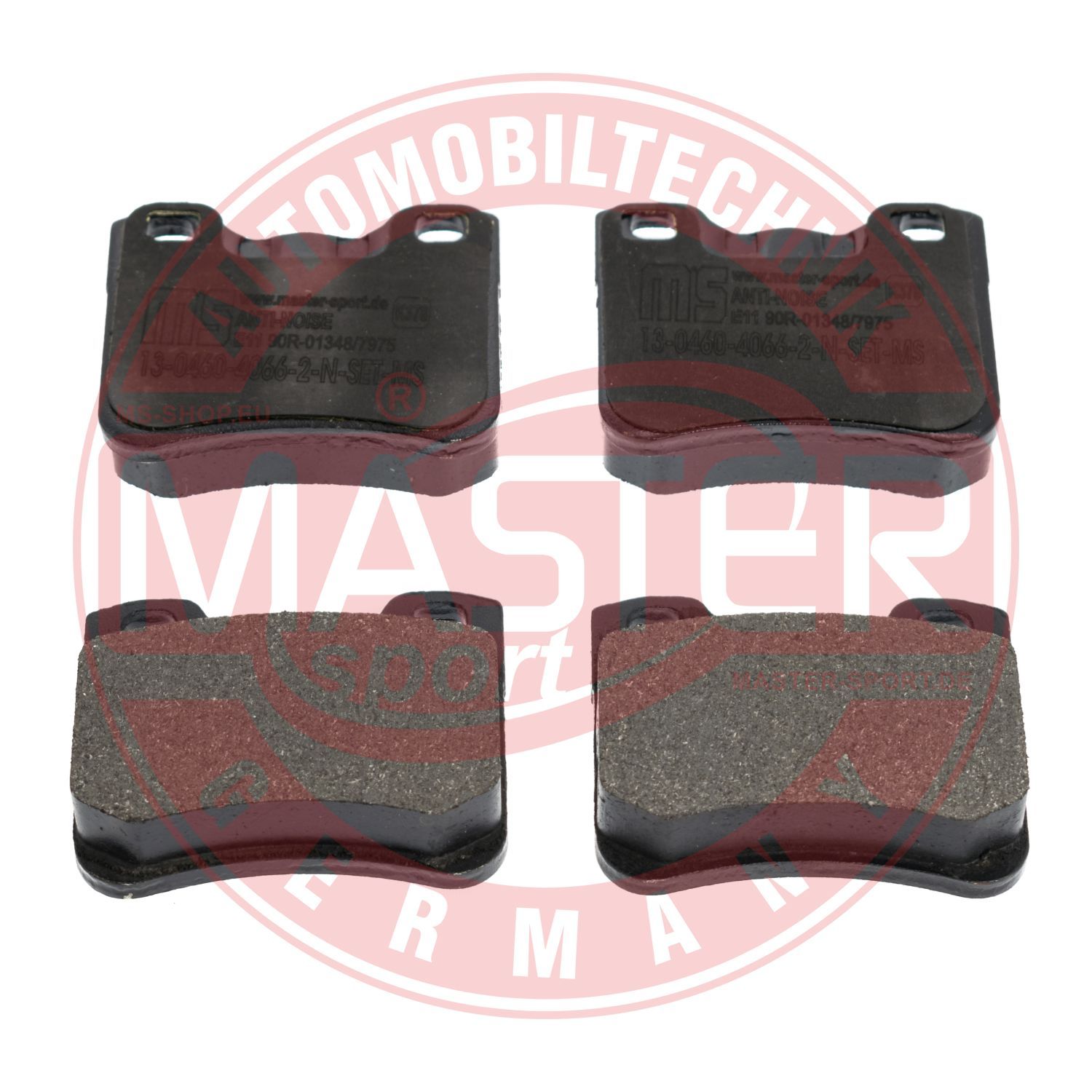 Zestaw klocków hamulcowych, hamulce tarczowe MASTER-SPORT GERMANY 13046040662N-SET-MS