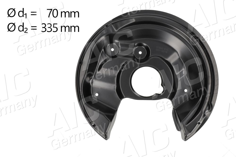 protectie stropire,disc frana AIC Calitatea originală 57842