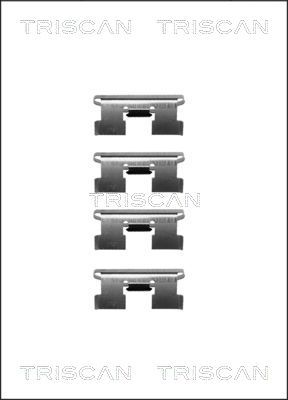 Zestaw akcesoriów, klocki hamulcowe TRISCAN 8105 401112