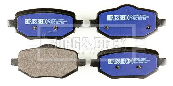 Zestaw klocków hamulcowych, hamulce tarczowe BORG & BECK BBP2914