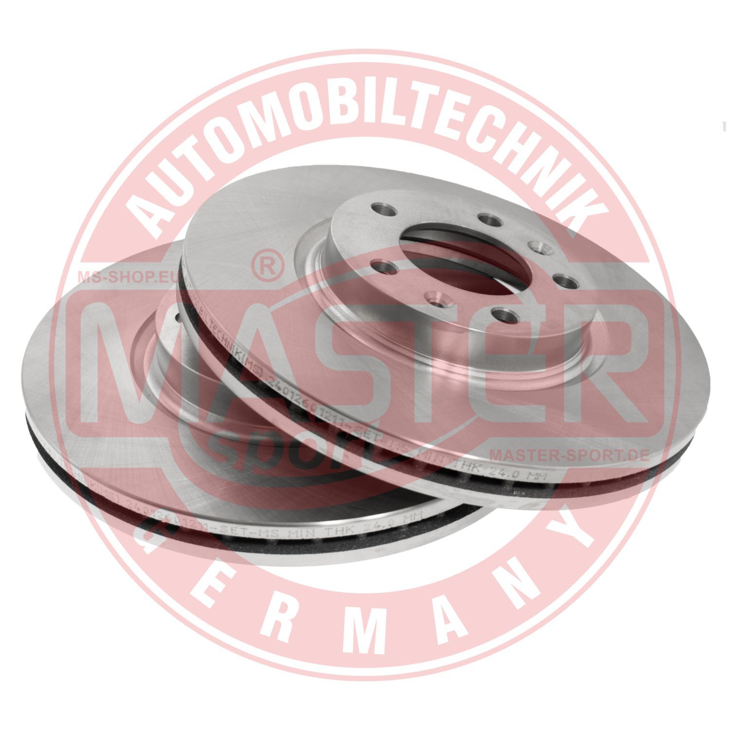 Tarcza hamulcowa MASTER-SPORT GERMANY 24012601211-SET-MS