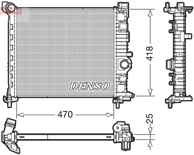 Radiateur, refroidissement du moteur