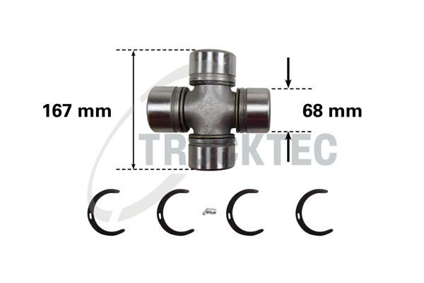 Articulație, arbore articulat TRUCKTEC AUTOMOTIVE 01.34.037