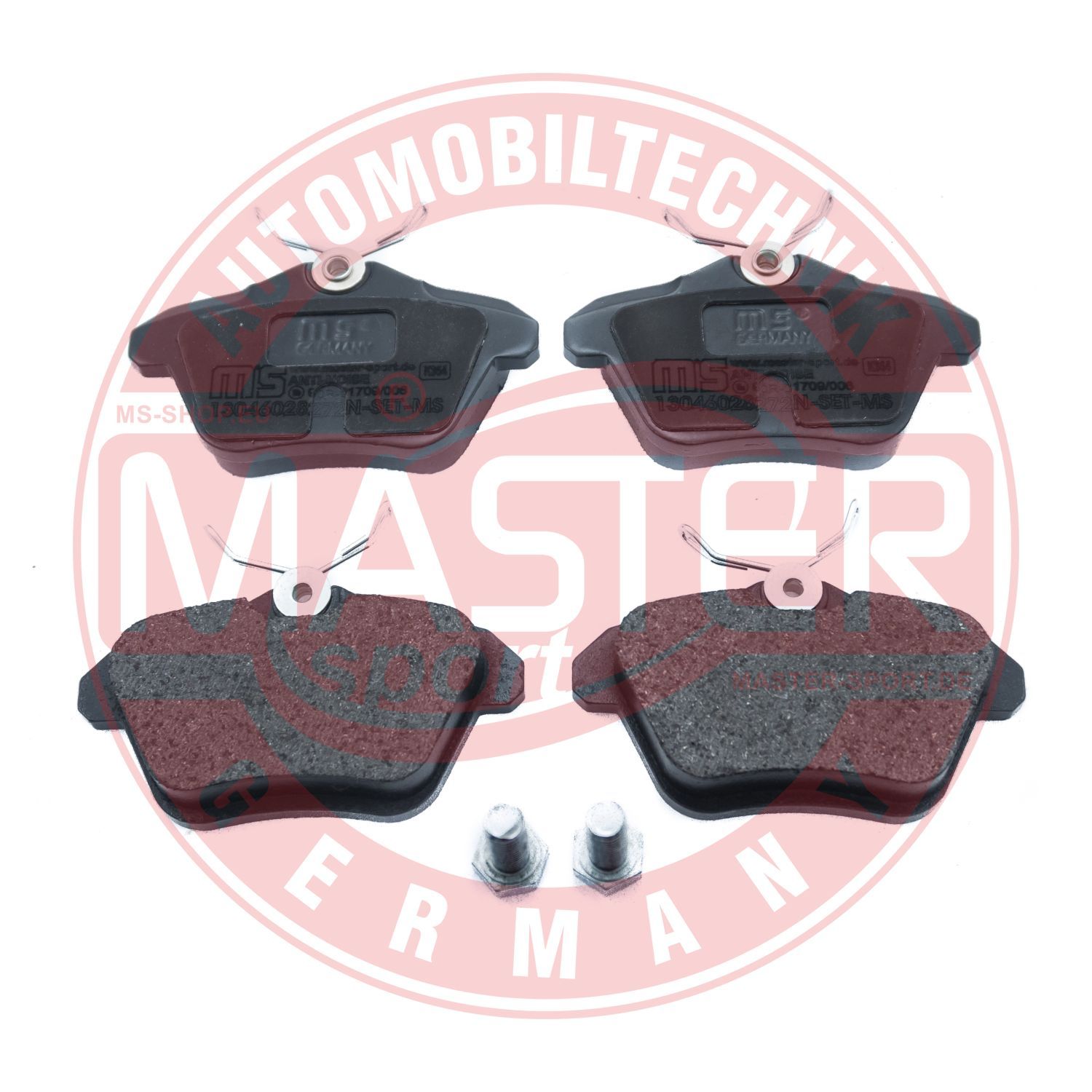 Zestaw klocków hamulcowych, hamulce tarczowe MASTER-SPORT GERMANY 13046028272N-SET-MS