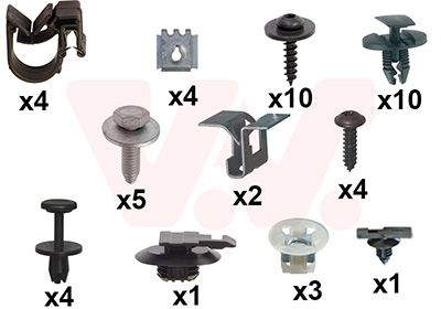 Set montaj, aripa laterala VAN WEZEL 0972796