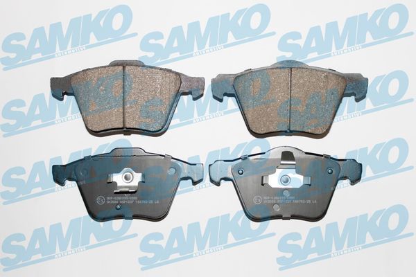 Sada brzdových destiček, kotoučová brzda SAMKO 5SP1237