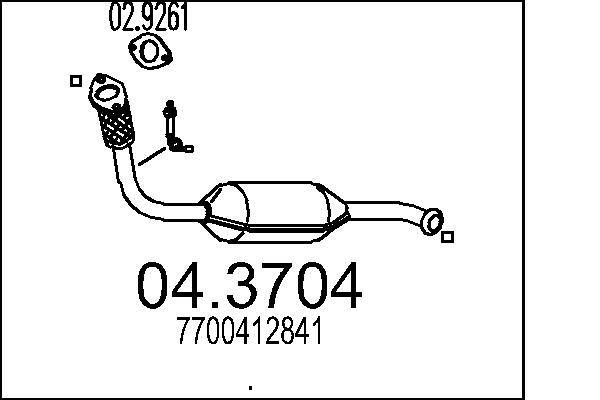 Katalizator MTS 04.3704
