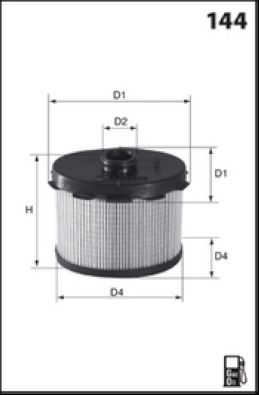 Filtr paliwa LUCAS LFDE104