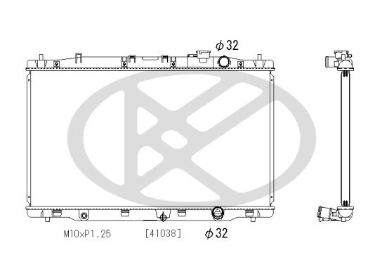 Radiator, racire motor KOYORAD PL083162