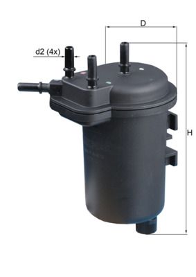 Palivový filter KNECHT KL 432