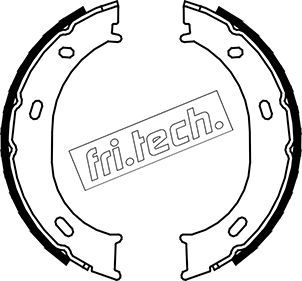 Zestaw szczęk hamulcowych, hamulec postojowy FRI.TECH. 1052.126