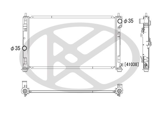 Radiator, racire motor KOYORAD PL332003