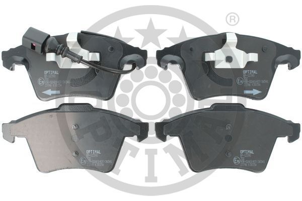 Zestaw klocków hamulcowych, hamulce tarczowe OPTIMAL BP-12390